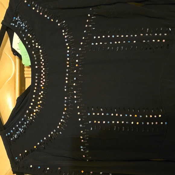 Ritu Kumar Label Rhinestone Embellished Cold Shoulder Dress. Size XS. - Picture 6 of 9